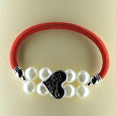 Ластична гривна със сърце PICTURE OF ITEM 1116