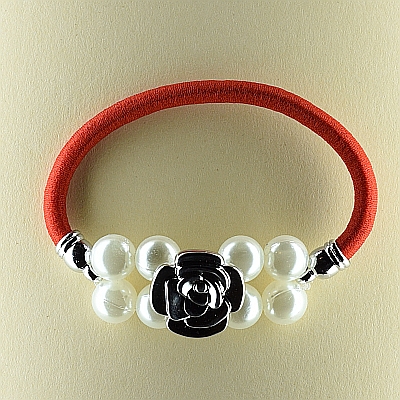 Ластична гривна с роза PICTURE OF ITEM 1118