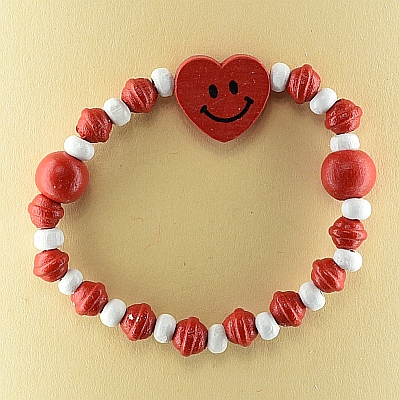 Детска гривна - сърце с усмивка PICTURE OF ITEM 1180