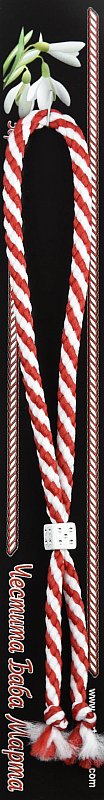 Гривна с бяло зарче PICTURE OF ITEM 1248