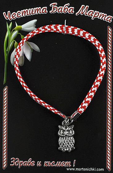 Ластична грива със сова PICTURE OF ITEM 1854