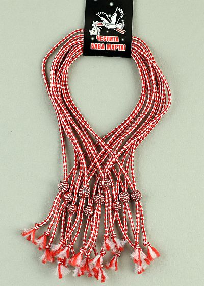 Десятка червени гравирани топчета PICTURE OF ITEM 1948