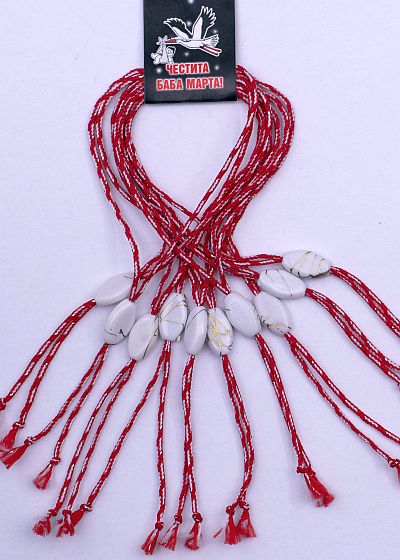 Десятка бели рисувани овали PICTURE OF ITEM 1974