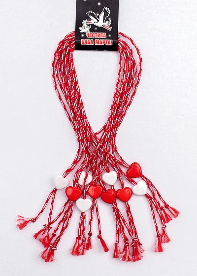 Десятка бели и червени сърца PICTURE OF ITEM 1978