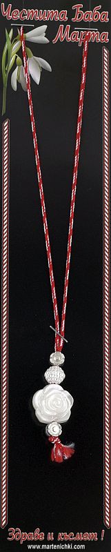 Колие цвете седеф PICTURE OF ITEM 1674