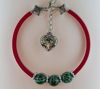 Гривна с малахит PICTURE OF ITEM 542