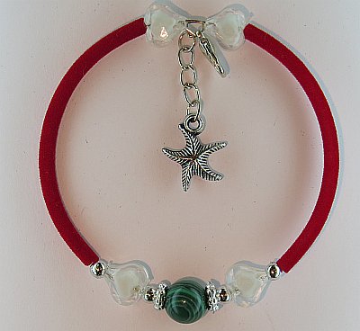 Гривна с малахит PICTURE OF ITEM 544