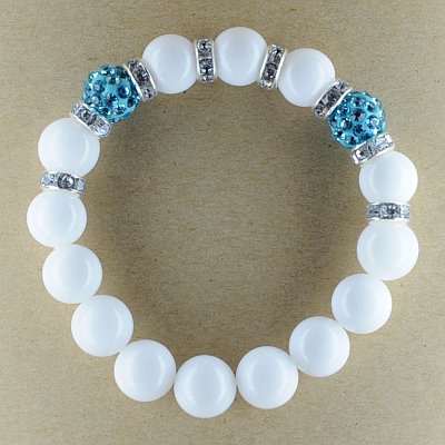 Гривна - ахат 10мм, мъниста PICTURE OF ITEM 926